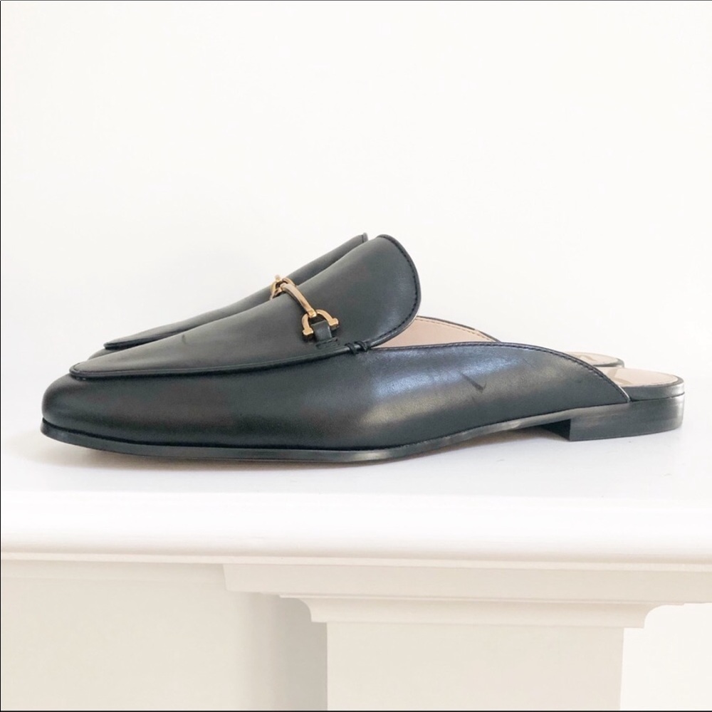 Sam Edelman Lounette Black Leather Mules - Picture 5 of 11